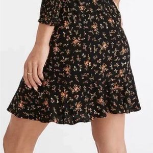 Madewell Button Down Paper Bag Skirt